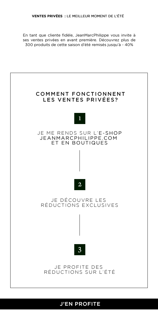 Ventes privées -40%