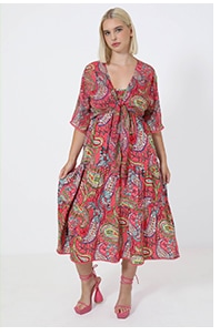 Boléro en voile imprimé