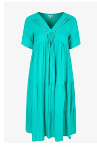 Robe longue unie de style bohéme