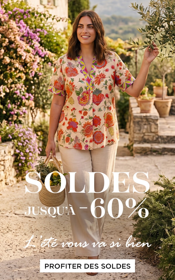 Soldes jusqu'à -60% — L'été vous va si bien — Jean Marc Philippe