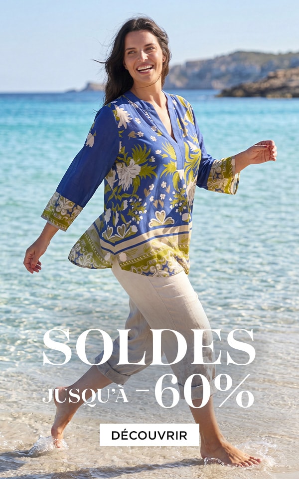 Soldes jusqu'à -60% — L'été vous va si bien — Jean Marc Philippe