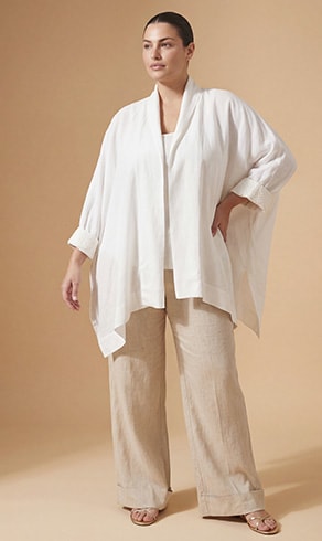 GIZO — Weißes Leinen-Kollektion, Sommer-Sale — Jean Marc Philippe