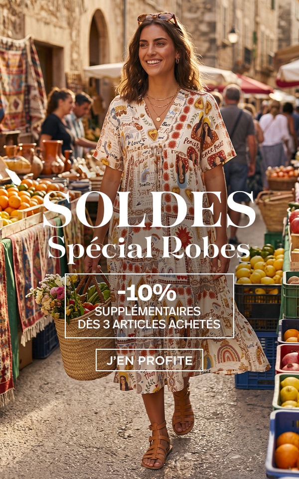 Soldes Spécial Robes ☀️ -10% supplémentaires dès 3 articles achetés | Jusqu'à -60% — Jean Marc Philippe