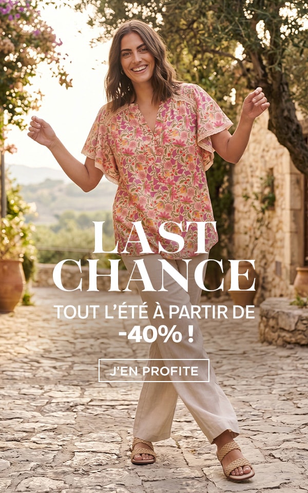 Last Chance — Tout l'été à partir de -40% — J'en profite — Jean Marc Philippe