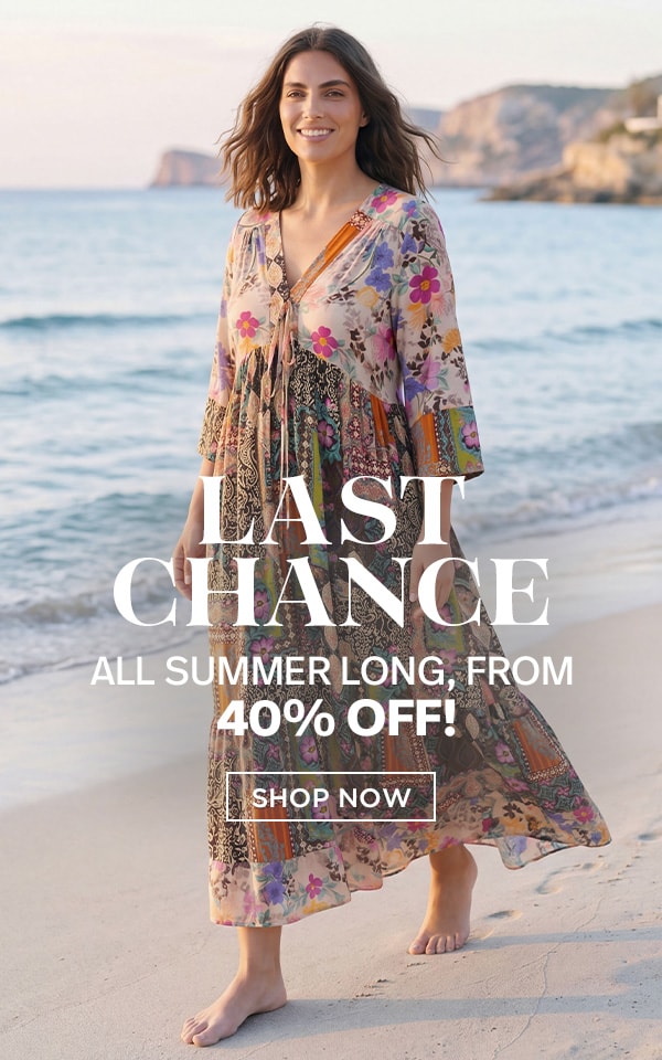 Last Chance — All summer long from -40% — Shop now — Jean Marc Philippe