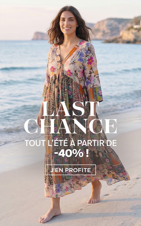 Last Chance — Tout l'été à partir de -40 % — J'en profite — Jean Marc Philippe