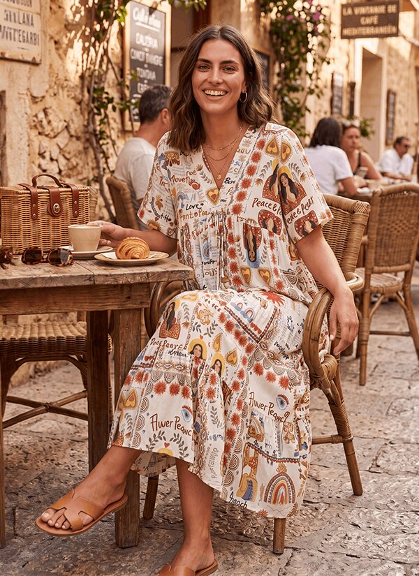 Bedrucktes Last-Chance-Kleid — Jean Marc Philippe