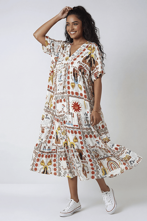 Bedrucktes Last-Chance-Kleid — Jean Marc Philippe