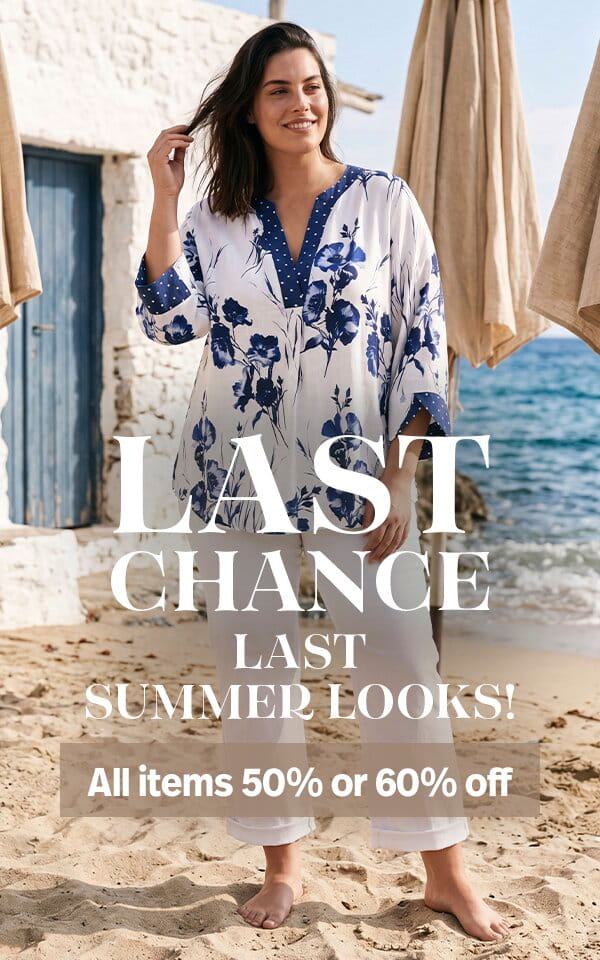 Last Chance — Final summer looks — Everything 50% or 60% off — Jean Marc Philippe