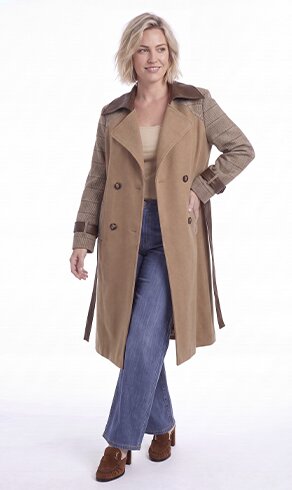 MILIO — Camel-farbener Trenchcoat — Neue Kollektion — Jean Marc Philippe