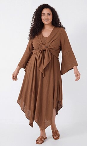 VELERO — Chocolate dress — Last Chance — Jean Marc Philippe