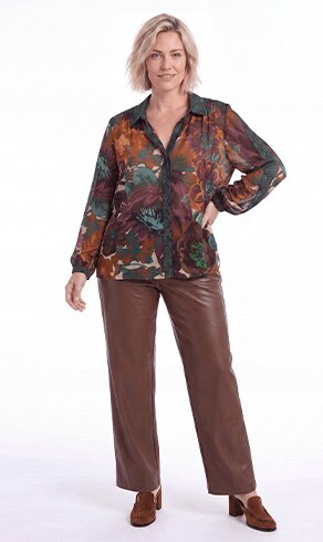 CIMAX — Bluse mit Patch-Bohème-Print — Neue Kollektion — Jean Marc Philippe