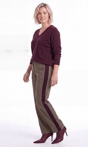 PICOLO — Bluse mit Patch-Carreaux-Print, Produkt 8610 — Jean Marc Philippe