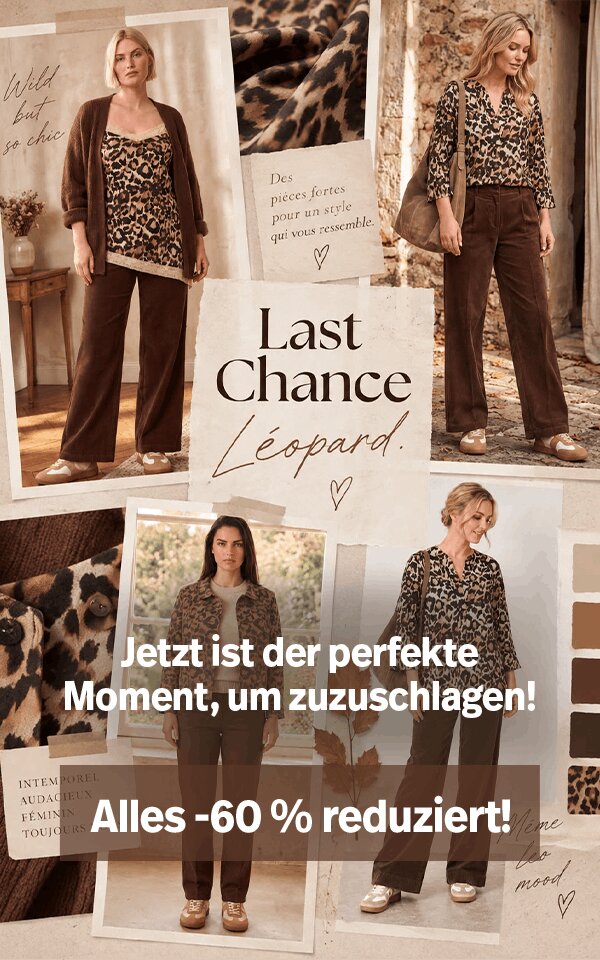 Last Chance Leopard: Alles 60 % reduziert