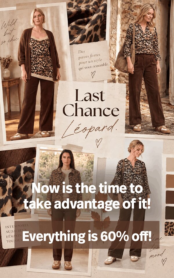 Last Chance Leopard: everything is 60% off